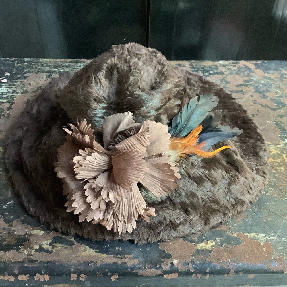 Vintage Gilles Francois Paris Hat Millinery Flower
